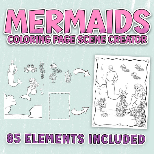 Mermaid Scene Creator Set