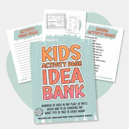 Kids' Activity Page Idea Bank