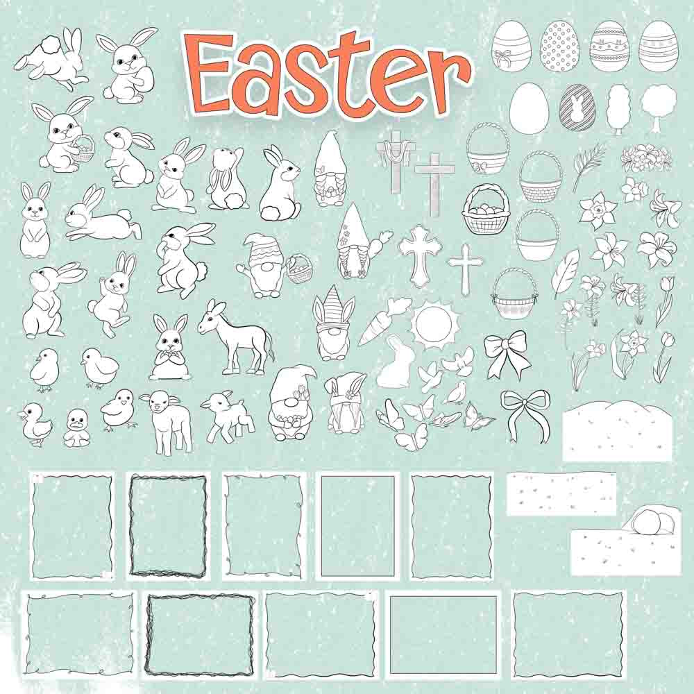 Easter Scene Creator Set