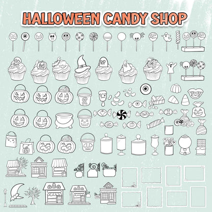 Halloween Candy Shop