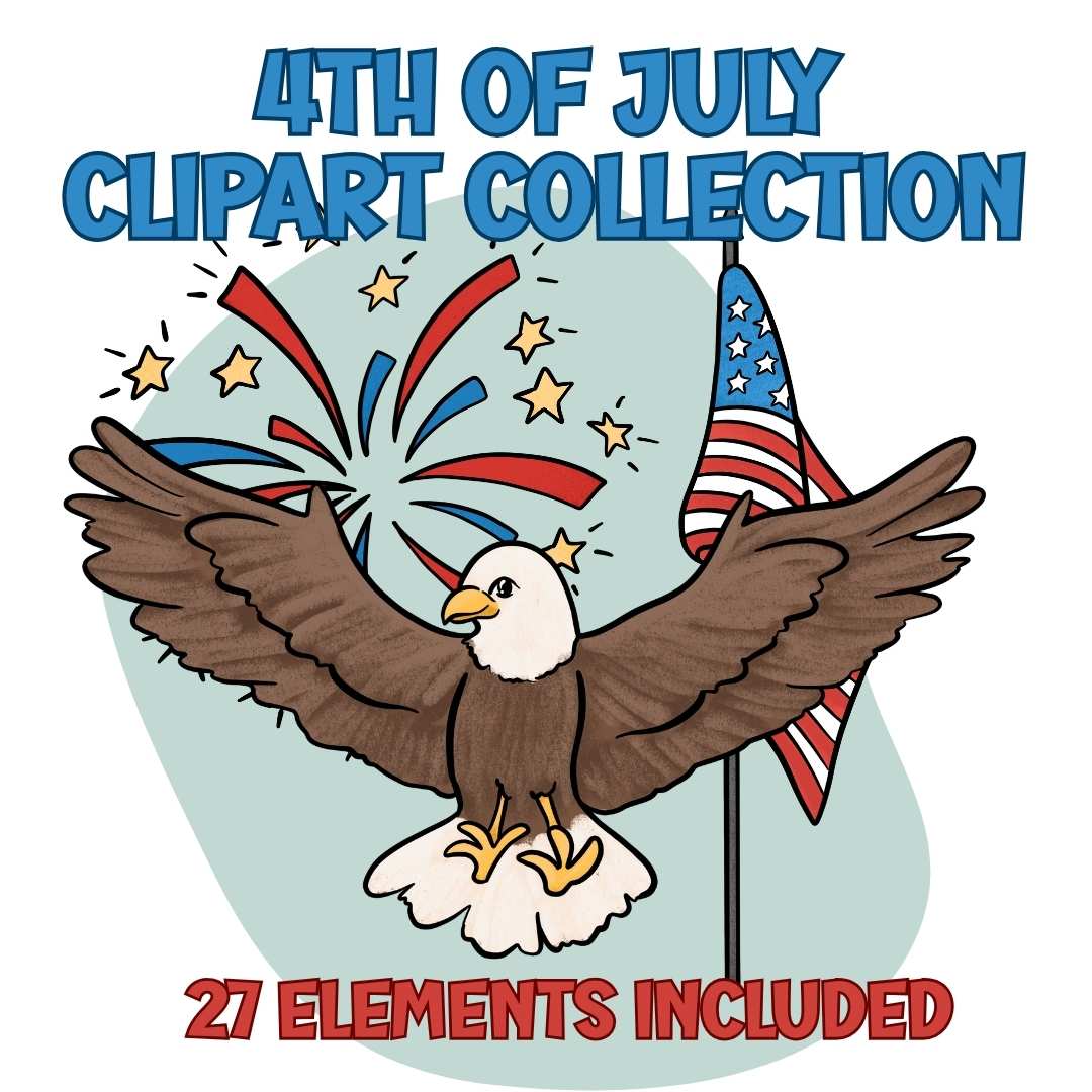 July 4th Mini Clipart Set