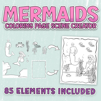 Mermaid Scene Creator Set