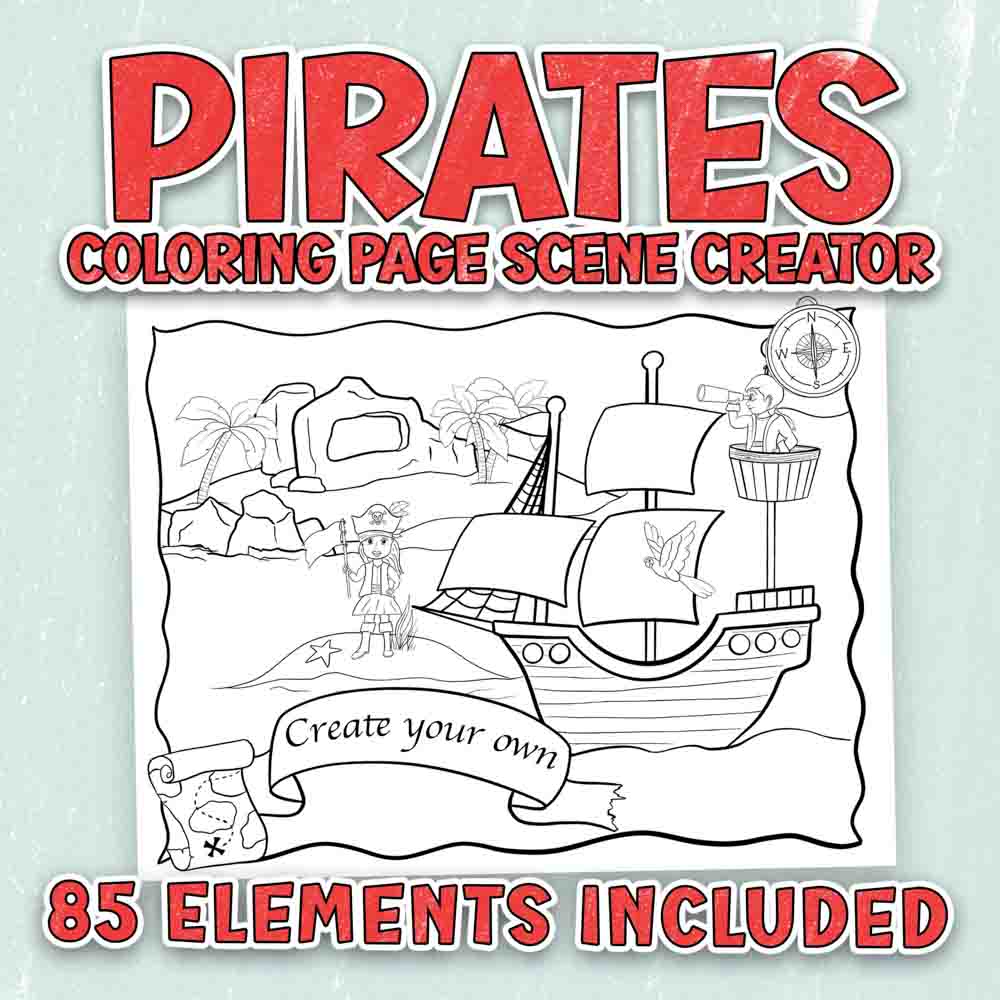 Pirate Scene Creator Set