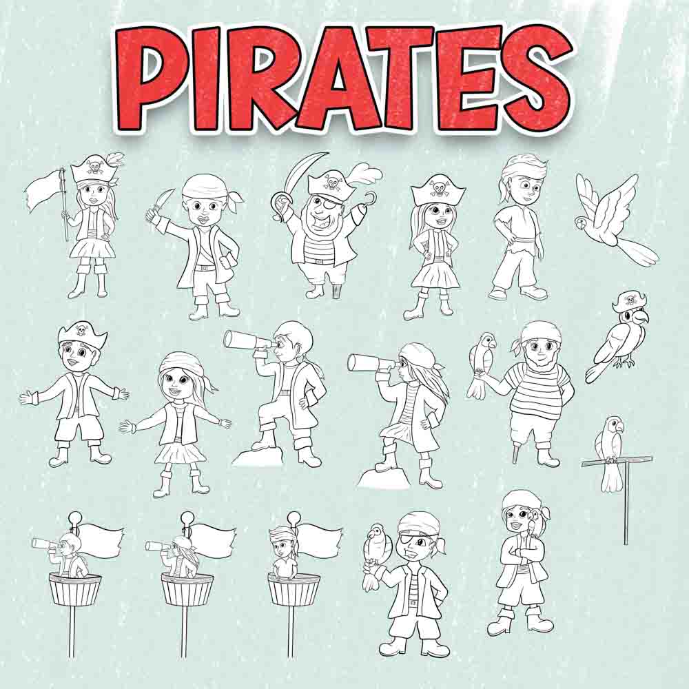 Pirate Scene Creator Set