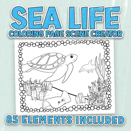 Sea Life Scene Creator Set