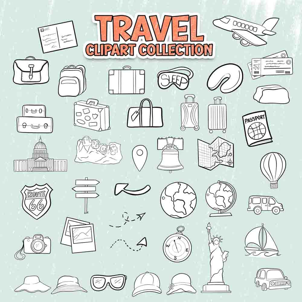 Travel Clipart Collection