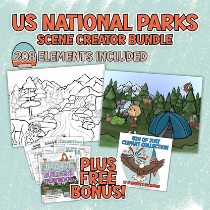 US National Parks Scene Creator Bundle