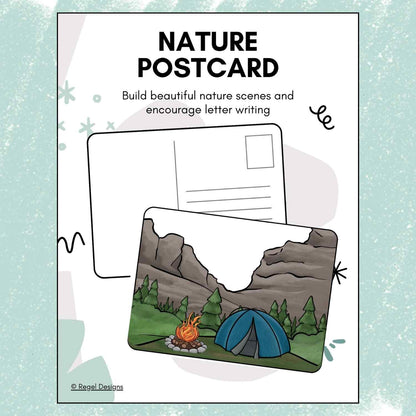 Hand-Colored US National Parks Scene Creator Set