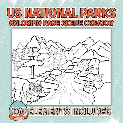 US National Parks Scene Creator Set