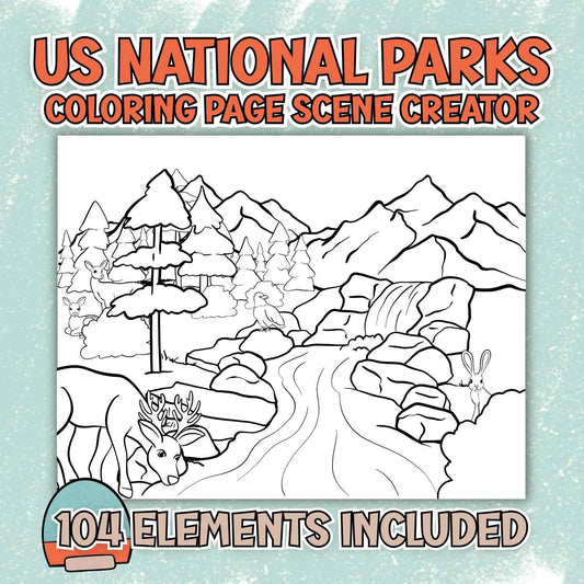 US National Parks Scene Creator Set