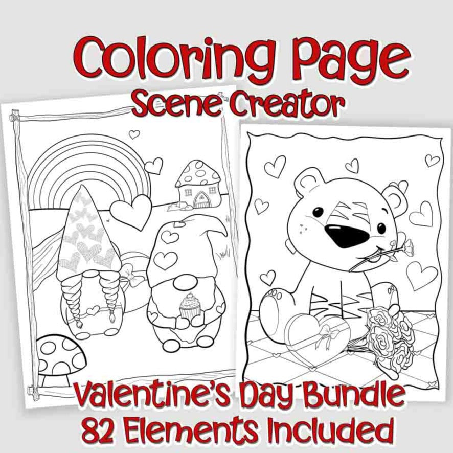 Valentine's Day Scene Creator Bundle