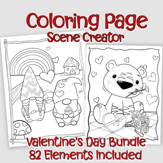 Valentine's Day Scene Creator Bundle